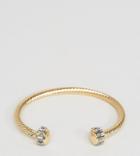 Designb Bangle Cuff Bracelet In Gold Exclusive To Asos - Gold