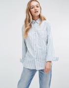 Rolla's Stripe Shirt - Blue