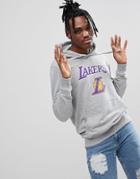 New Era Nba La Lakers Hoodie In Gray - Gray