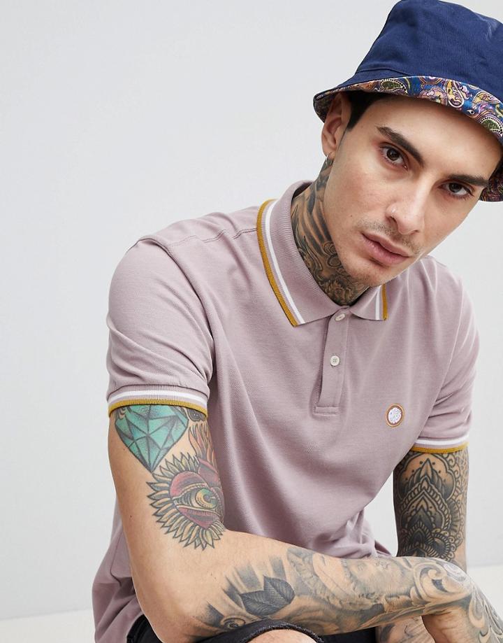 Pretty Green Tonal Paisley Bucket Hat In Navy - Navy