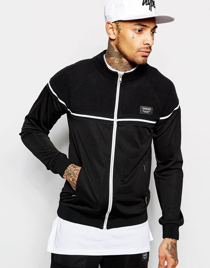 Rascals Fleece Track Jacket - Black