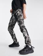 Sixth June Skinny Fit Mountain Pockets Pants In Black