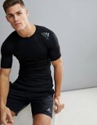 Adidas Training Compression T-shirt In Black Cf7235 - Black