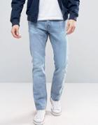 New Look Slim Jeans In Light Wash - Blue