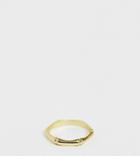 Kingsley Ryan Sterling Silver Gold Plated Chunky Bamboo Ring - Gold