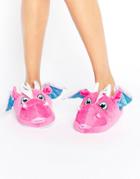 Asos Niles Dragon Slippers - Pink