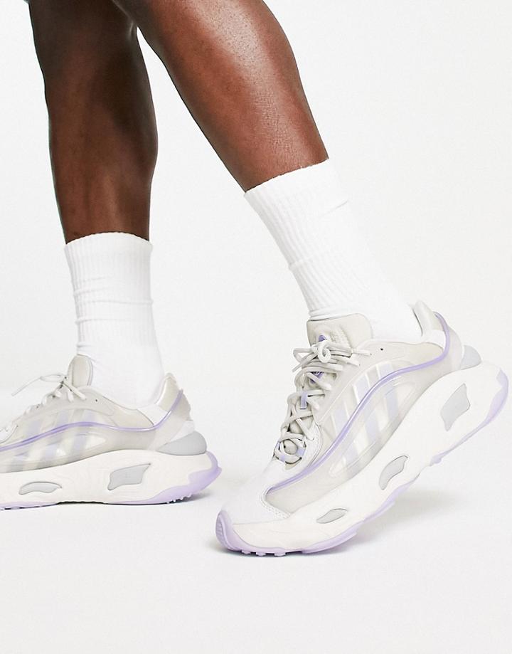 Adidas Originals Oznova Sneakers In Gray And Lilac