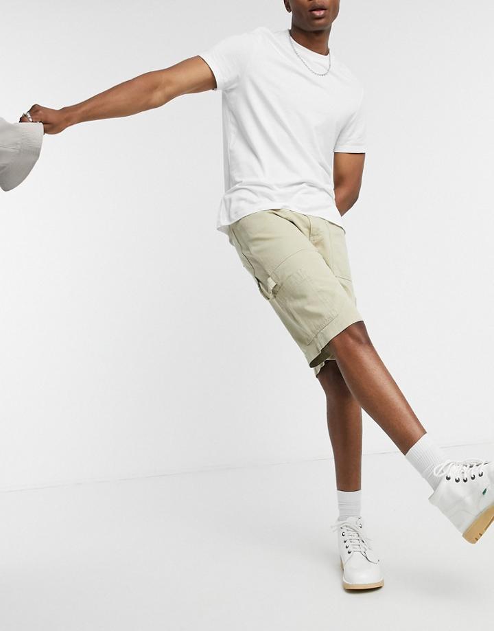 Kickers Drill Shorts Cargo Shorts In Beige-neutral