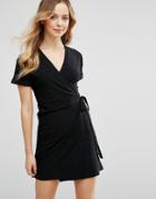 Parisian Wrap Dress - Black