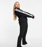 Fila Half Zip Track Top With Taping In Black