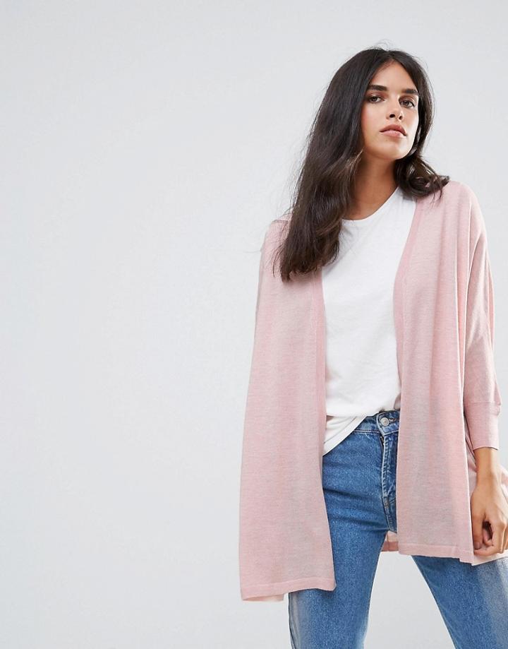 Jdy Alba Open Cardigan - Pink