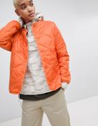 Carharrt Wip Quilted Liner Jacket In Ripstop - Orange