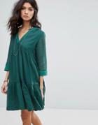 Ba & Sh Smocked Dress - Green