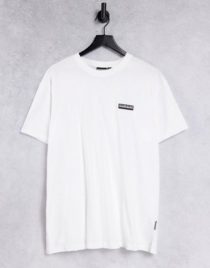 Napapijri Patch T-shirt In White