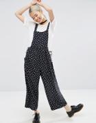 Asos Overall In Polka Dot - Multi