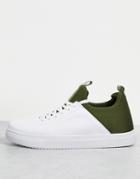 Bolongaro Trevor Sneakers In White And Green