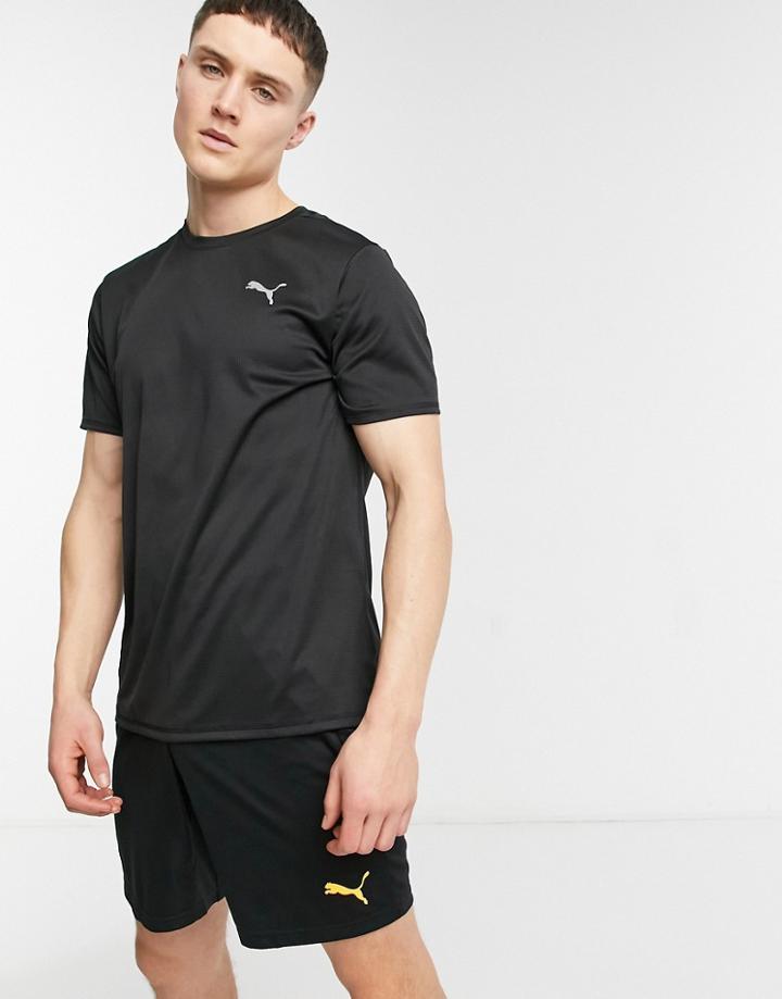 Puma Running T-shirt In Black