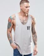 11 Degrees Logo Tank - Beige
