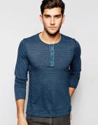 Produkt Long Sleeve Grandad Top - Blue