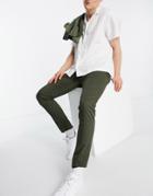 Farah Drake Chino Twill Slim Fit Pants-green