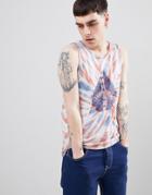 Volcom Peace Stone Tie Dye Tank-white