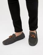 Ted Baker Urbonns Suede Loafers In Gray - Gray