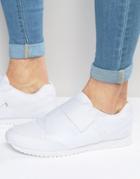 Asos Sneakers In White With Cross Over Strap - White