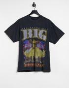 Pull & Bear Notorious Big T-shirt In Black