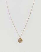 Pieces Gold Disc Necklace - Gold