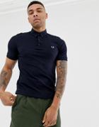 Fred Perry Oxford Polo In Navy - Navy