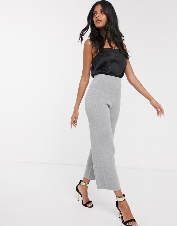 Fashion Union Knitted Wide Leg Pants