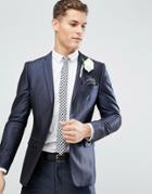 French Connection Skinny Wedding Suit Jacket In Tonic