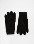 7x Suede Gloves - Black
