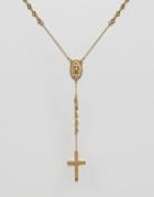 Mister Cross Necklace In Gold - Gold