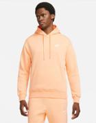 Nike Club Fleece Hoodie In Dusty Orange