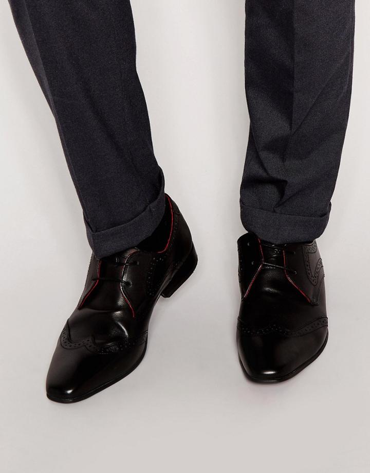 Base London Sew Brogues - Black