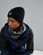 O'neill Jeremy Jones Knit Beanie In Black - Black