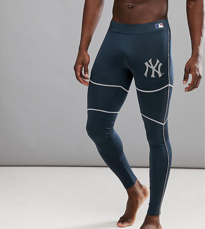 Majestic Sport Poly New York Yankees Track Joggers - Navy