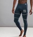Majestic Sport Poly New York Yankees Track Joggers - Navy