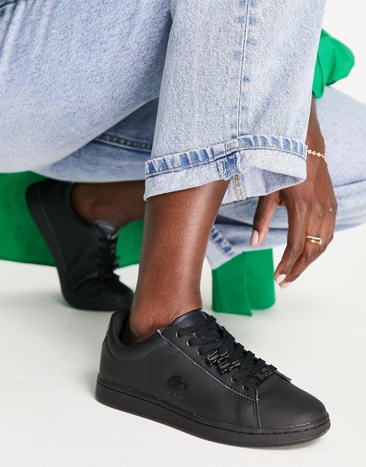 Lacoste Carnaby Evo Sneakers In Black