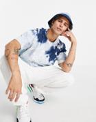 Nike Premium Essentials Loose Fit Tie-dye T-shirt In Blue-blues
