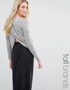 Vero Moda Tall Open Back Sweater - Multi