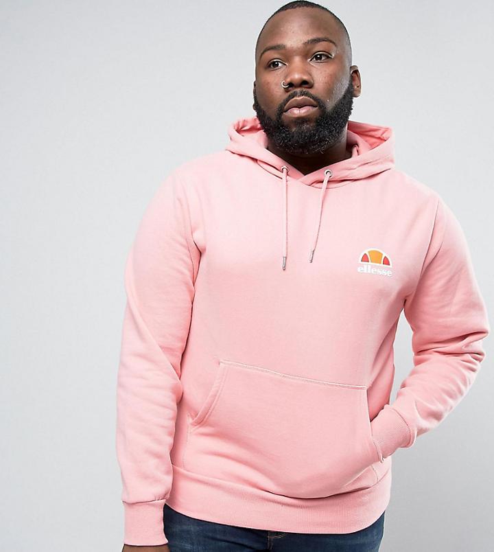 Ellesse Plus Hoodie With Small Logo In Pink - Pink
