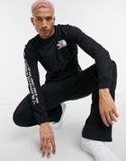 The North Face Coordinates Long Sleeve T-shirt In Black