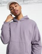 New Look Oversized Hoodie In Dusty Lilac-purple