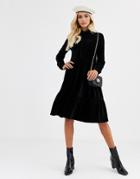Pieces Cord Tiered Smock Dress