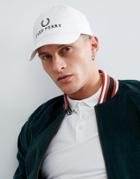 Fred Perry Tonal Tennis Cap In White - White
