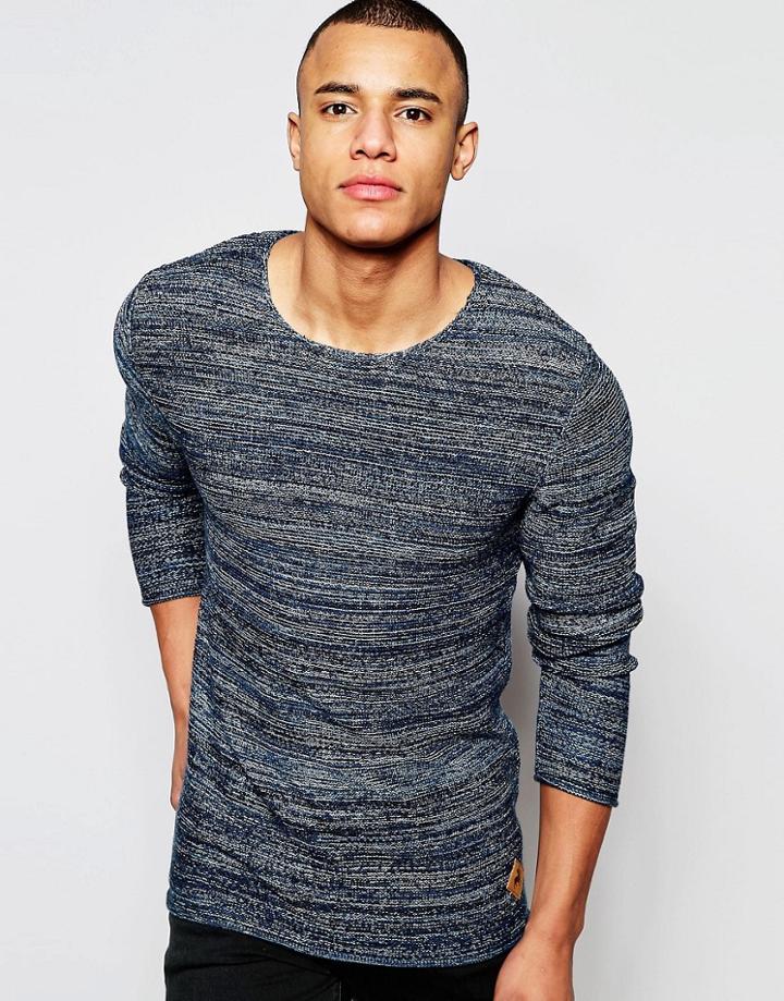 Jack & Jones Knit Crew Neck Sweater - Multi