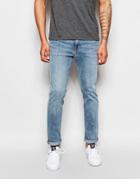 Weekday Jeans Friday Skinny Fit Instant Blue Light Wash - Blue