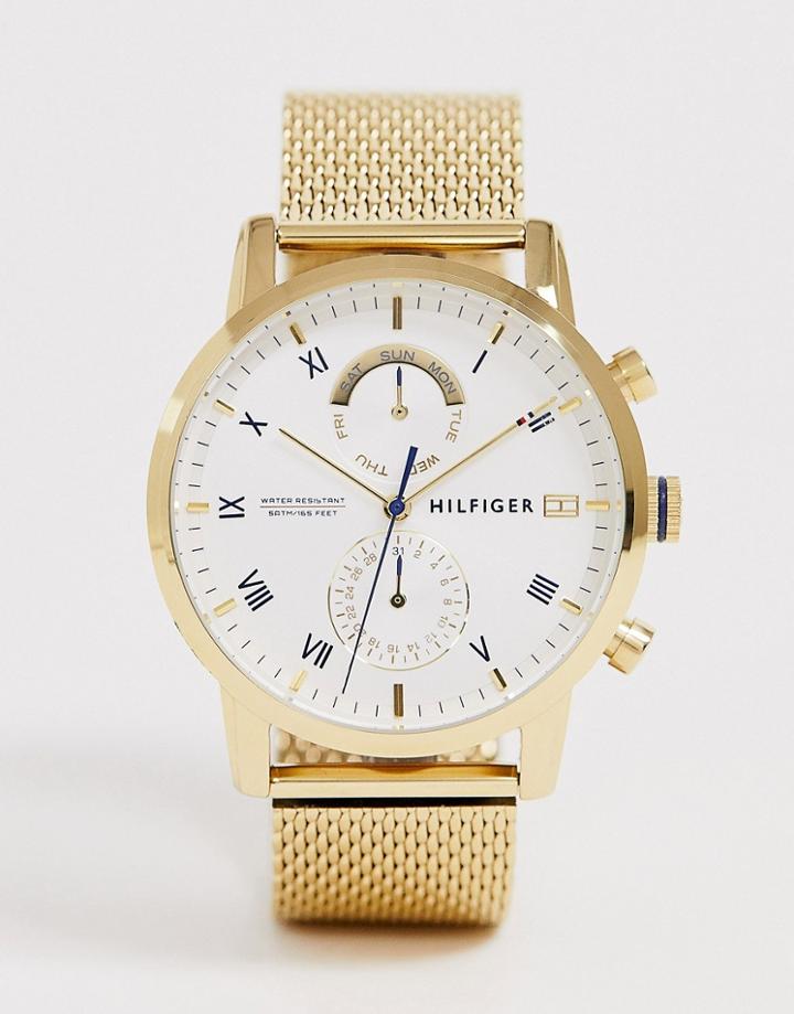 Tommy Hilfiger 1710403 Kane Mesh Watch-gold